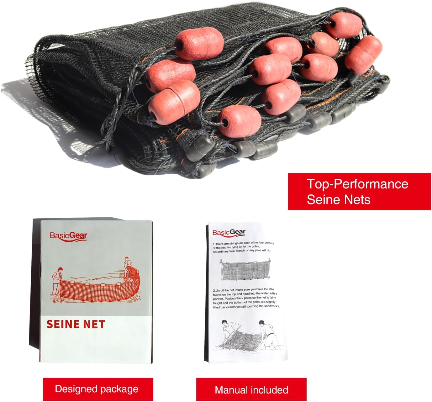 Professional Seine Net | Ultra Strong | Maximizes Catch | Ideal for Both Commercial and Recreational Fishing | Multiple - Image 6